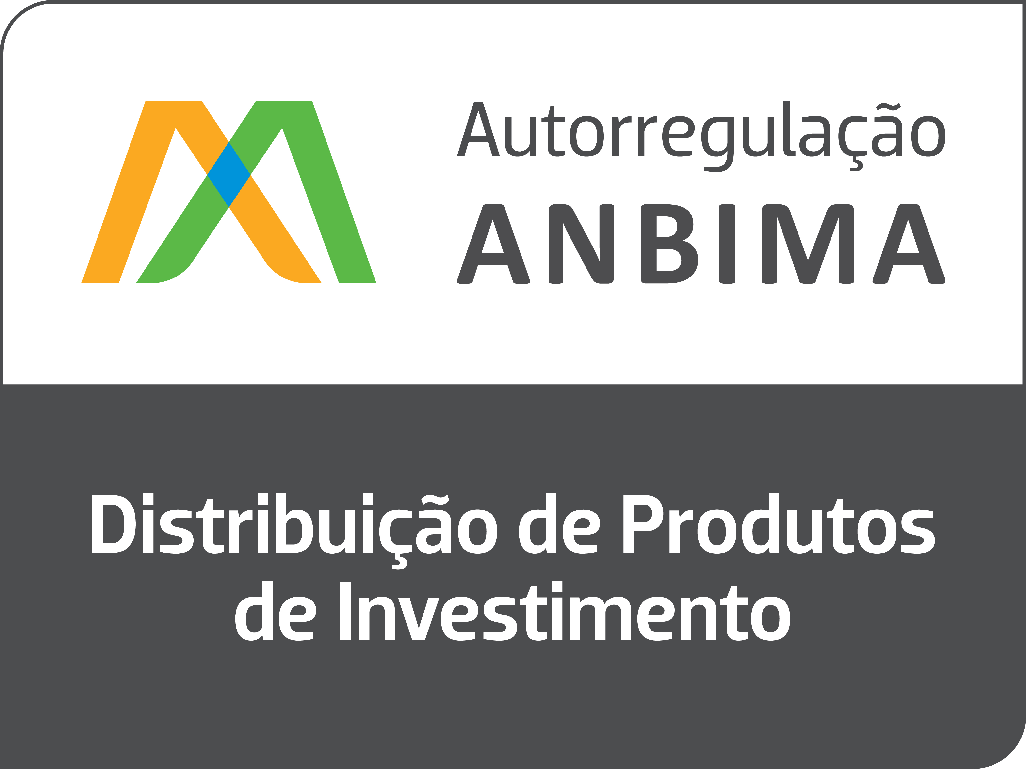 Logo AMBIMA - Distribuição de Produtos de Investimento Permanente